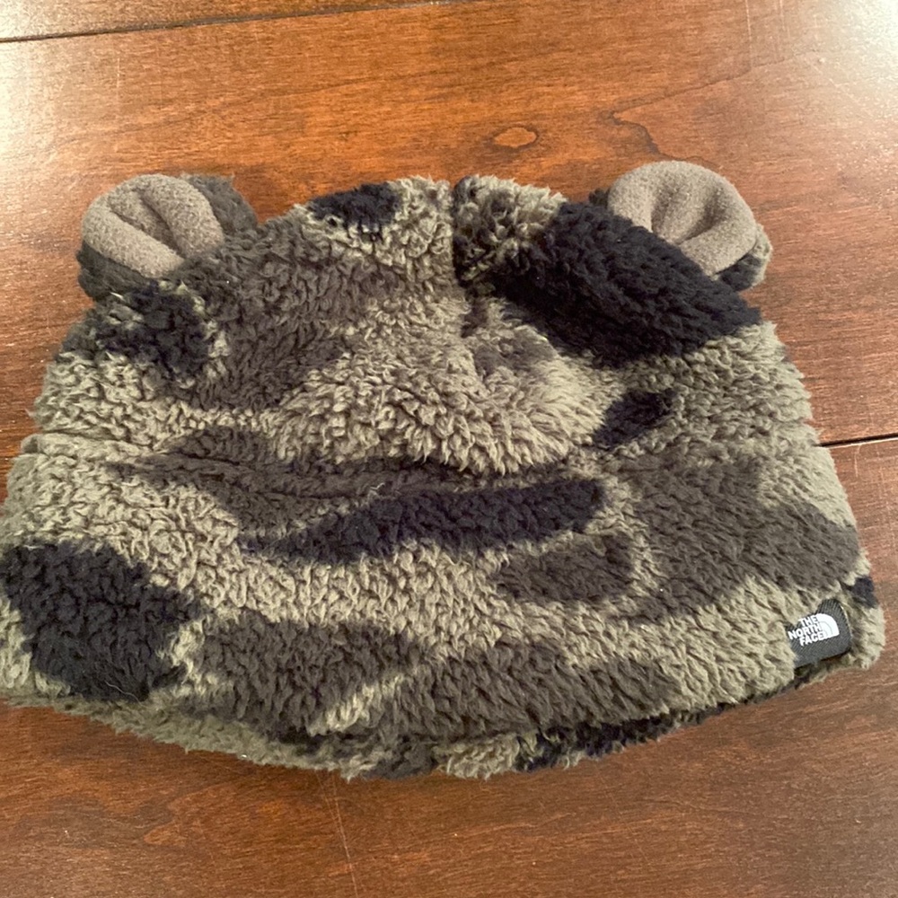 The North Face Littles Bear Beanie size 0-6 months.